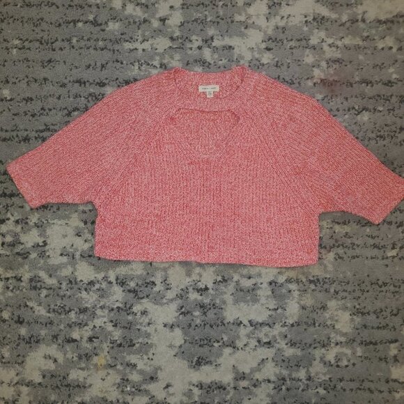Silence + Noise Maddie Cut-Out Cropped Sweater Size S - Picture 3 of 6